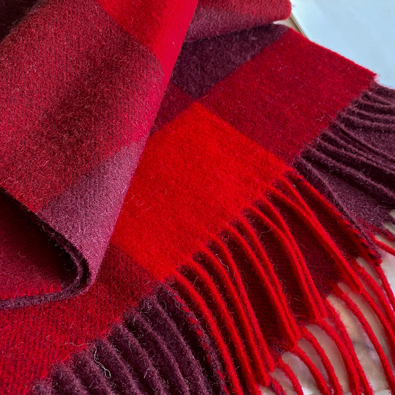 100% Wool Scarf Men Women Wint - Wool Scarf Men 评论和价格
