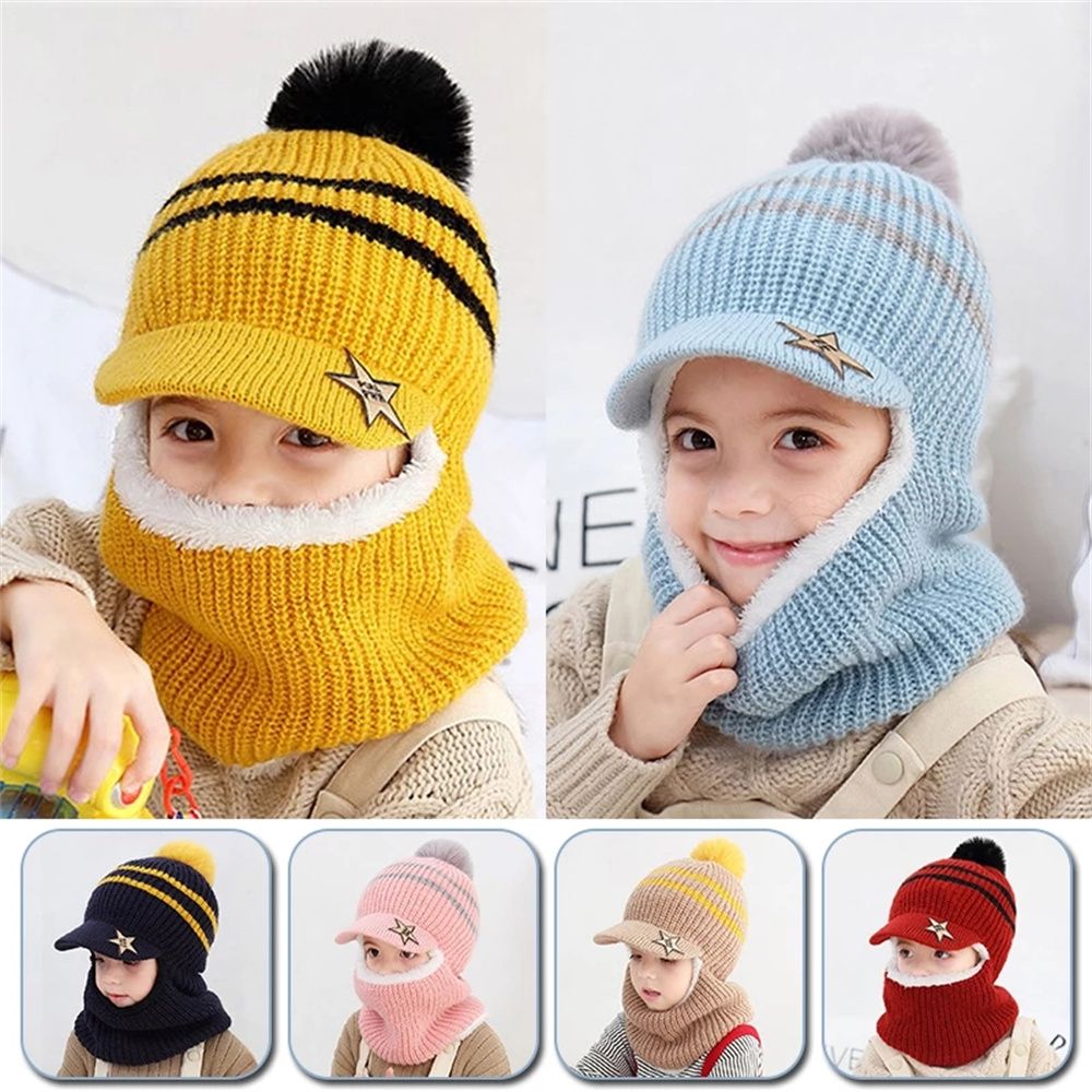 Windproof Ear Protection Cap W - Knit Beanie Hat Warm 评论和价格