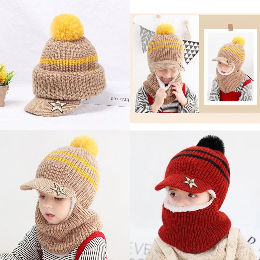Windproof Ear Protection Cap W - Knit Beanie Hat Warm 评论和价格