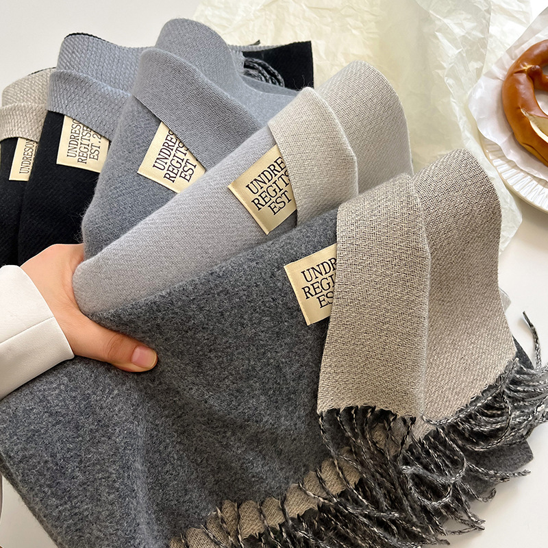 Fashion Solid Cashmere Warm Sc - Cashmere Pashmina Wrap 评论和价格