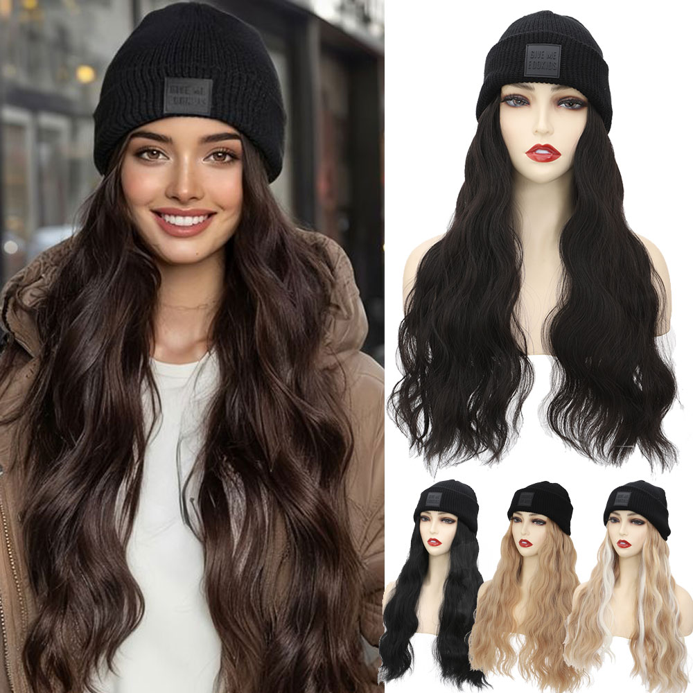 S-noilite Synthetic Hat Wig Be - Knit Beanie Hat Warm 评论和价格