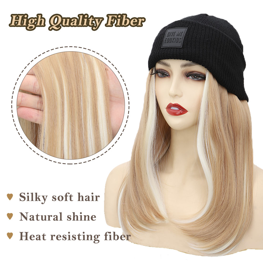 S-noilite Synthetic Hat Wig Be - Knit Beanie Hat Warm 评论和价格