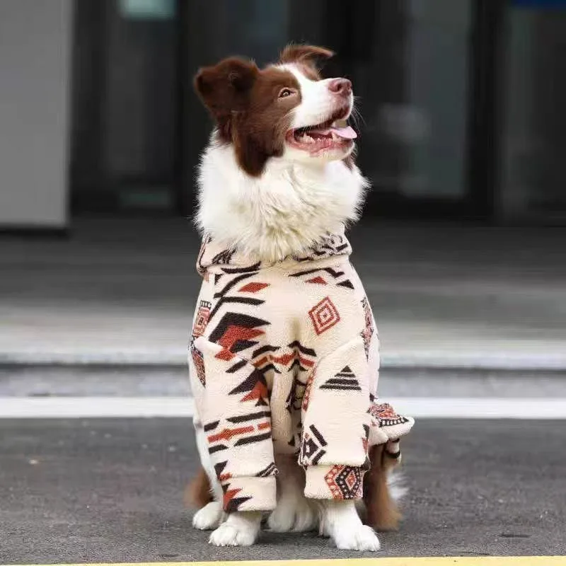 Hooded Dog Coat Winter Warm Th - Sherpa Hoodie Fleece 评论和价格