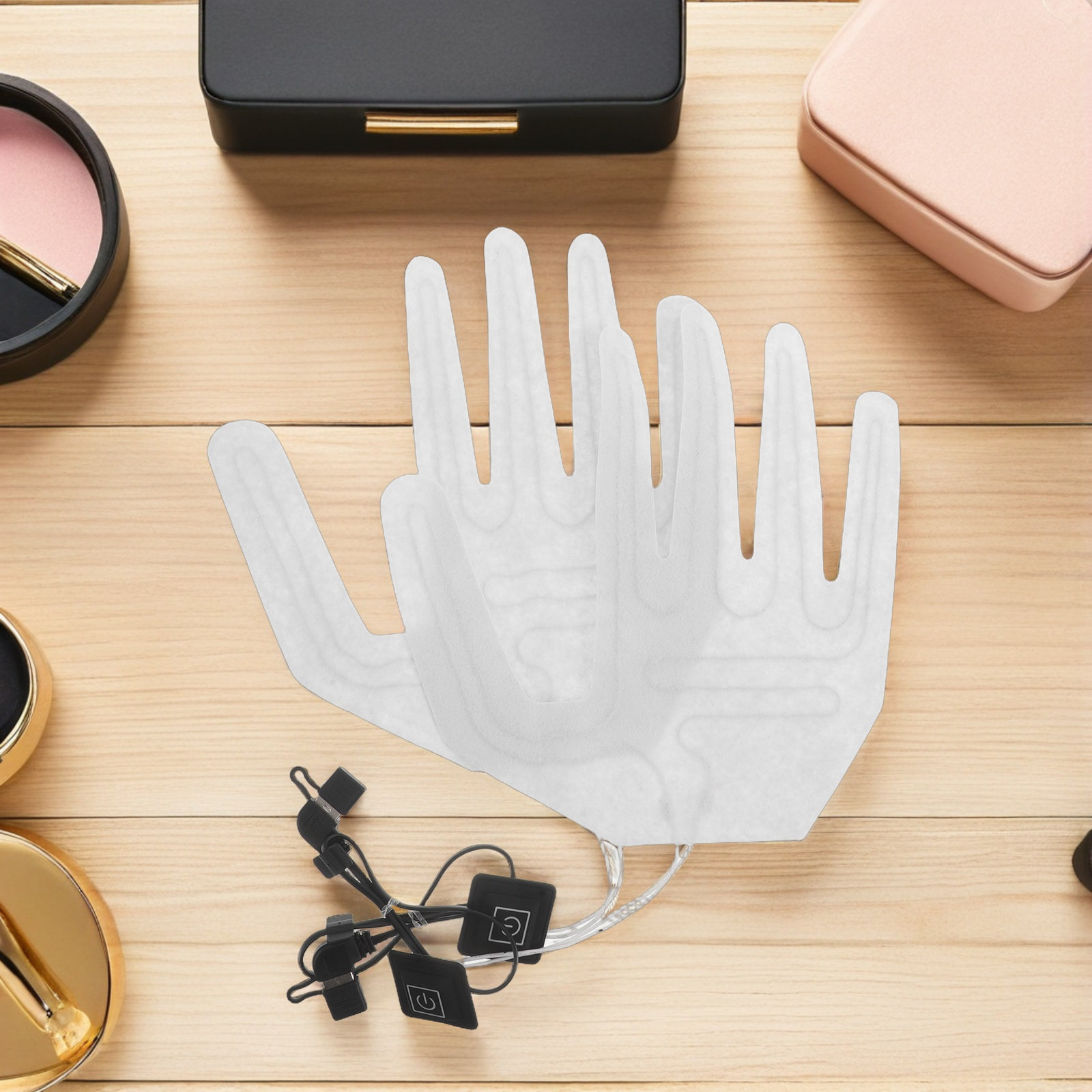 2Pcs Full Finger Electric Heat - Hand Warmer Electric 评论和价格